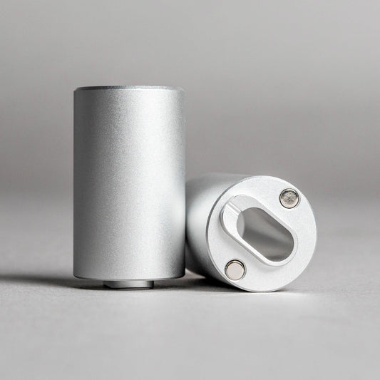 Z1 One Piece Chute Silver Anodized Zerno