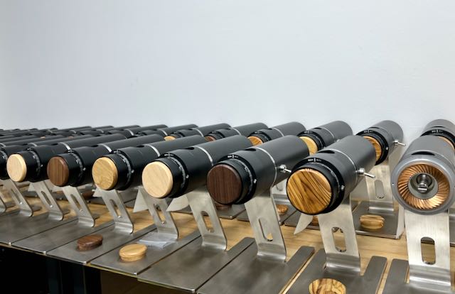 We have completed the assembly of the first batch of 50 grinders